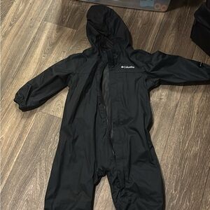 Columbia Black Hooded Snowsuit for Kids